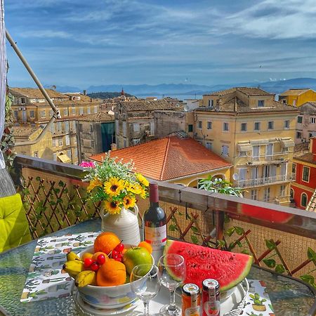 Corfu Panoramic View All The City Exterior foto