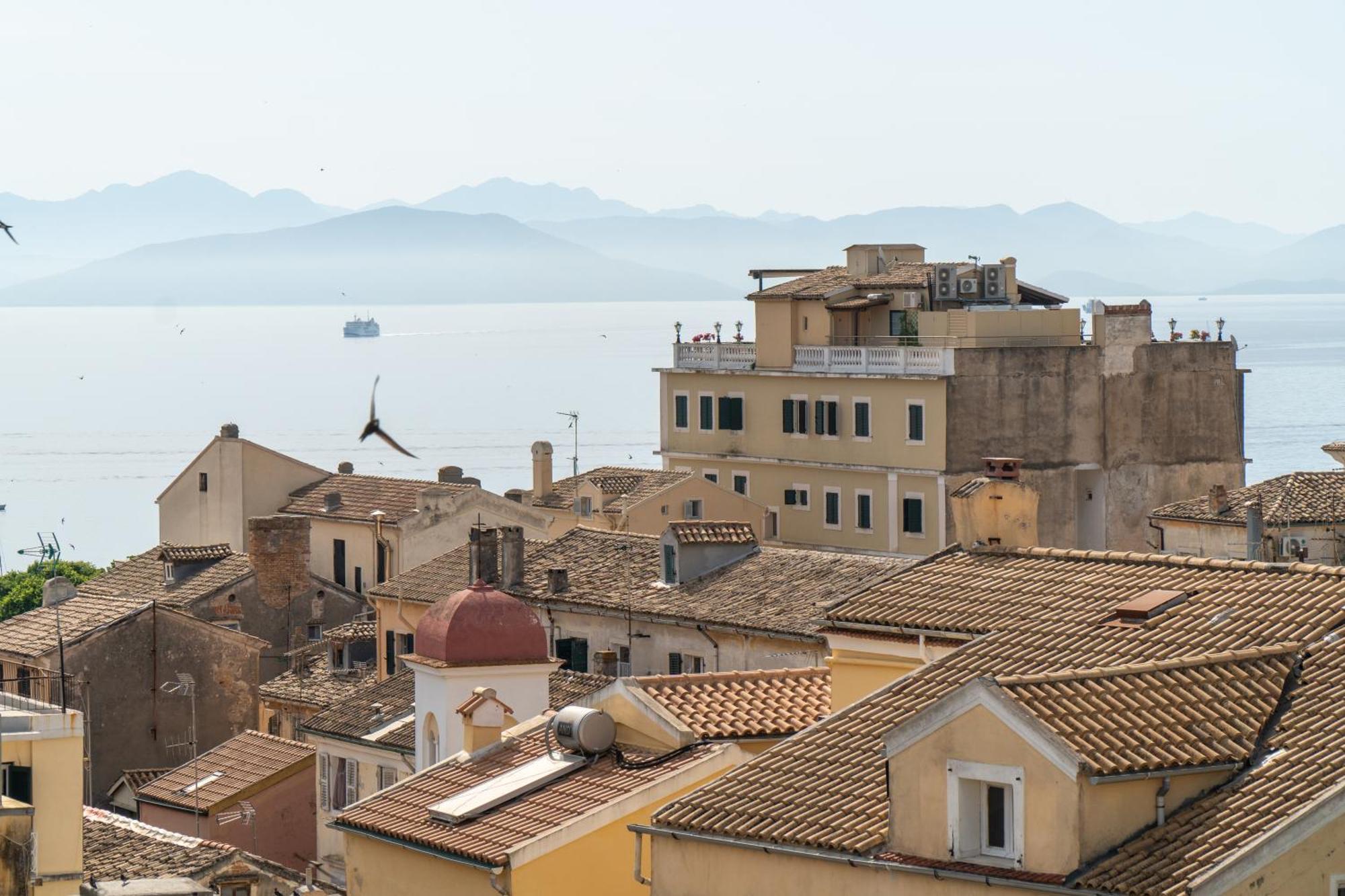 Corfu Panoramic View All The City Exterior foto