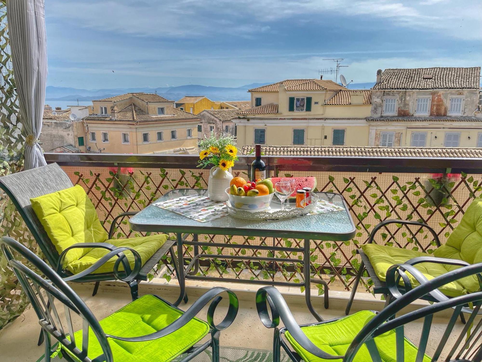 Corfu Panoramic View All The City Exterior foto